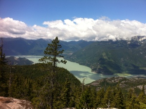 Howe Sound from first lookout on Al's Habrich trail
